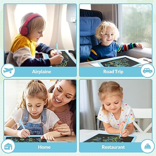 Miniatura 6 de Tableta de escritura LCD de 15 pulgadas para niños, pantalla colorida, recargable, pizarra blanca magnética, juguetes educativos multifunción,