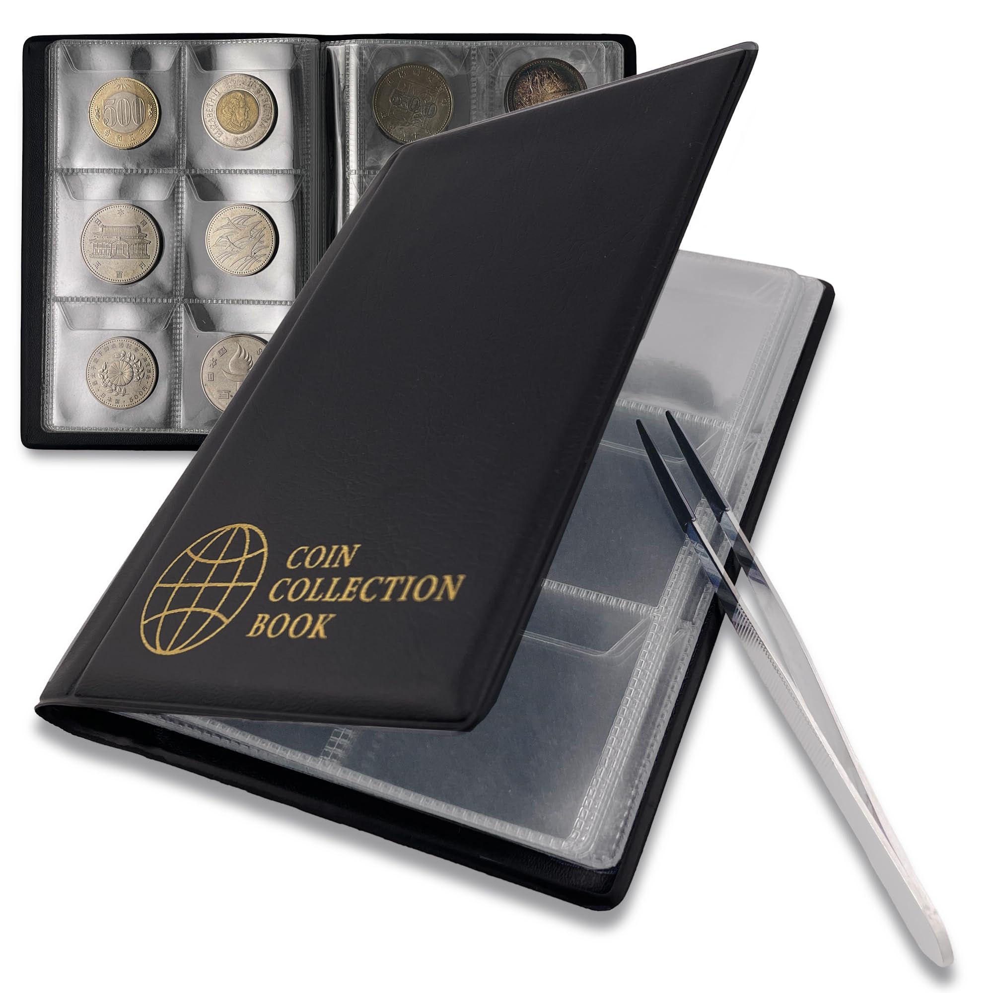 Amazon.co.jp: CREATERA コインアルバム スーベニアメダルケース 60枚