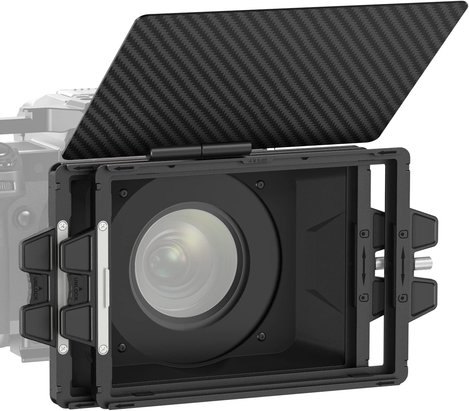 Mini Matte Box with Two 4"x5.65" Filter Trays