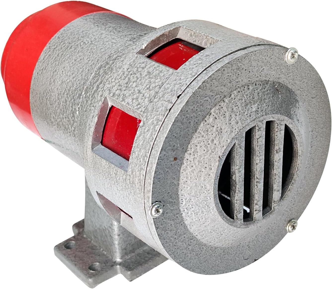 MME Loud Sound Industrial Siren 1 Km Sound Range (Metal,Grey)