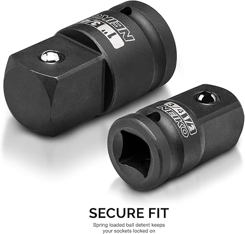 Vista 22 de Neiko 00256A - Juego de barra de extensión de impacto de 1/2 pulgada y adaptador, 5 piezas Incluye barras de extensión de 5, 10, 15 pulgadas