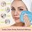HOMEXCEL Makeup Remover Cloth 12 Count (Pack of 1), Reusable Makeup Remover Pads, Washable Ultra Soft Facial Cleansing Cloths For All Skin Types, 5 X 5 In, Blue