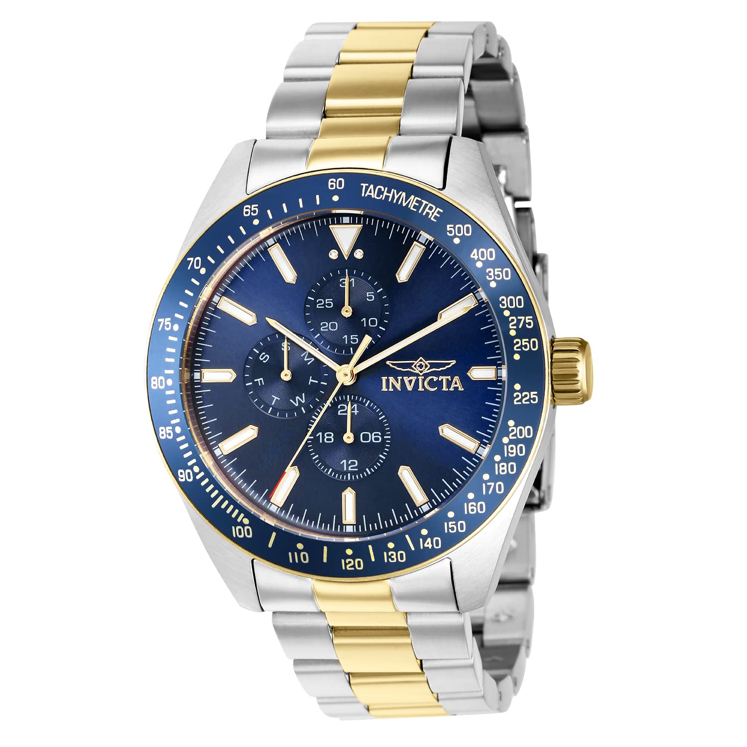 INVICTA Aviator Stainless Steel Men's Quartz Watch - 45mm