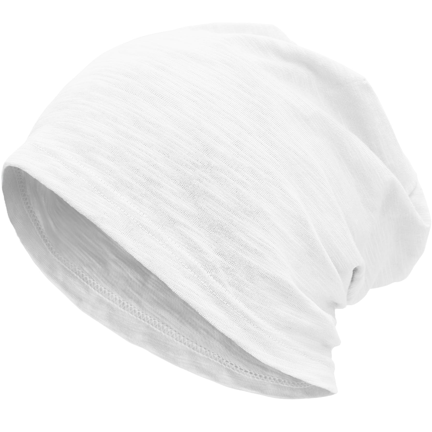 100% Cotton Lightweight Summer Hats for Women Men, Ultra Thin Slouchy Beanie Hat Oversizes Beanies Chemo Cap — view 21