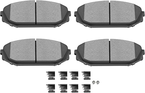 Juego de pastillas de cerámica, D793 SCITOO 4 pastillas de freno delantero para Acura MDX 2001-2002, para Honda Odyssey 1999-2004