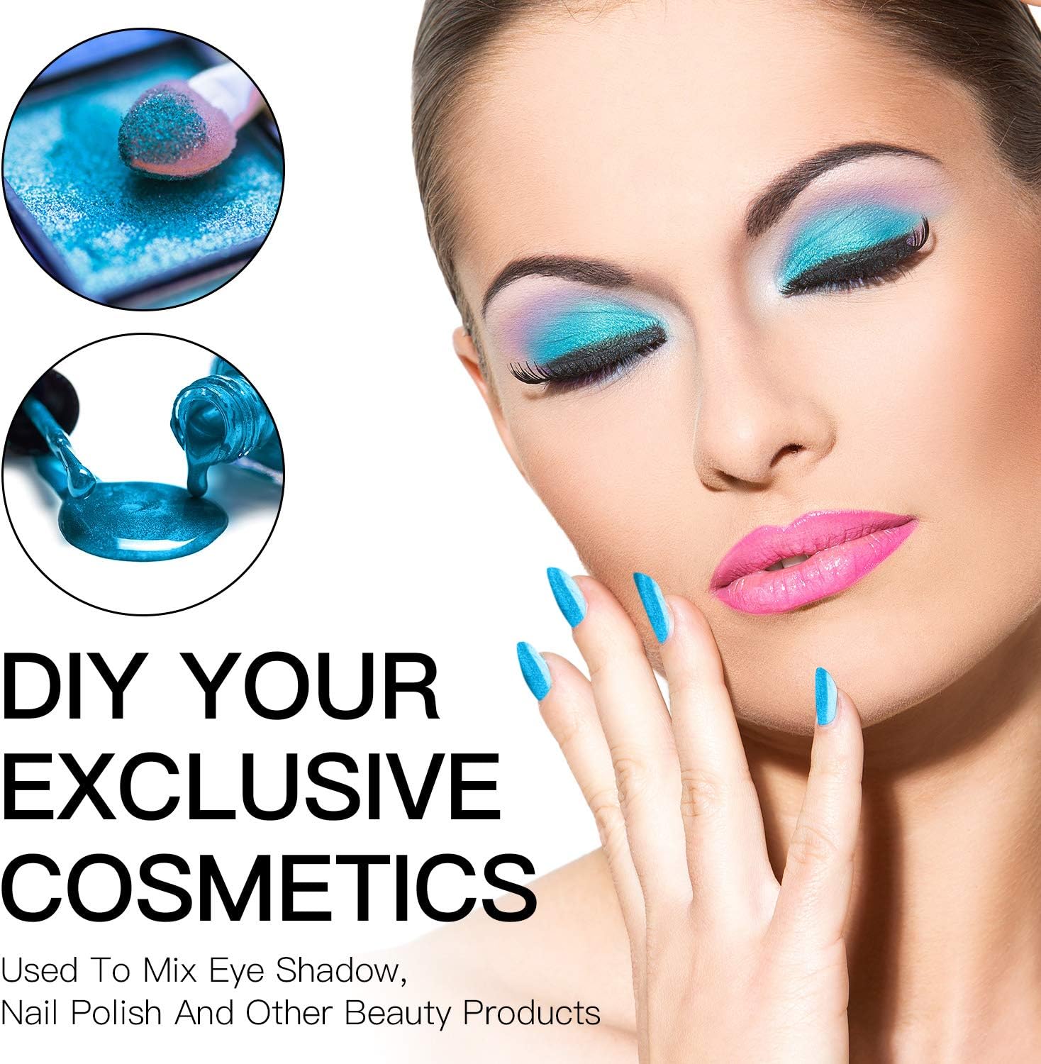 Mica Powder, Epoxy Resin Pigment Powder, Natural Cosmetic Grade Mica Powder for Epoxy/Bath Bombs/Candle/Soap Making/Lip Gloss, Resin Colorant Dye, Soap Coloring, Epoxy Resin Color Pigment (5g/Bag)