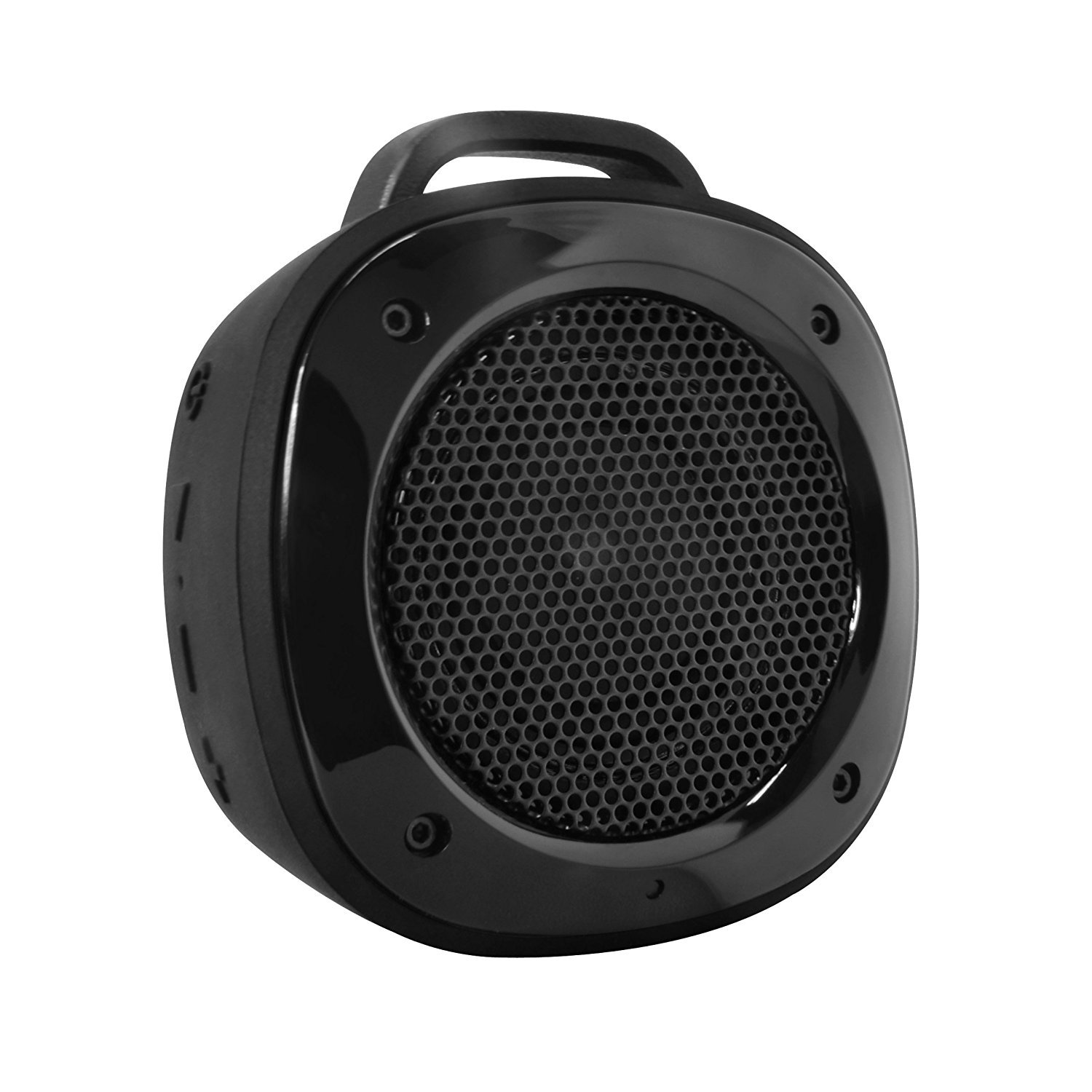 Divoom Airbeat-10 Water Resistant Bluetooth 3.0 Portable Speaker, with Suction Cup for Showers, Bike Mount Speaker for Smartphone, iPhone, Galaxy, LG, iPad, Tablet PC (Black)