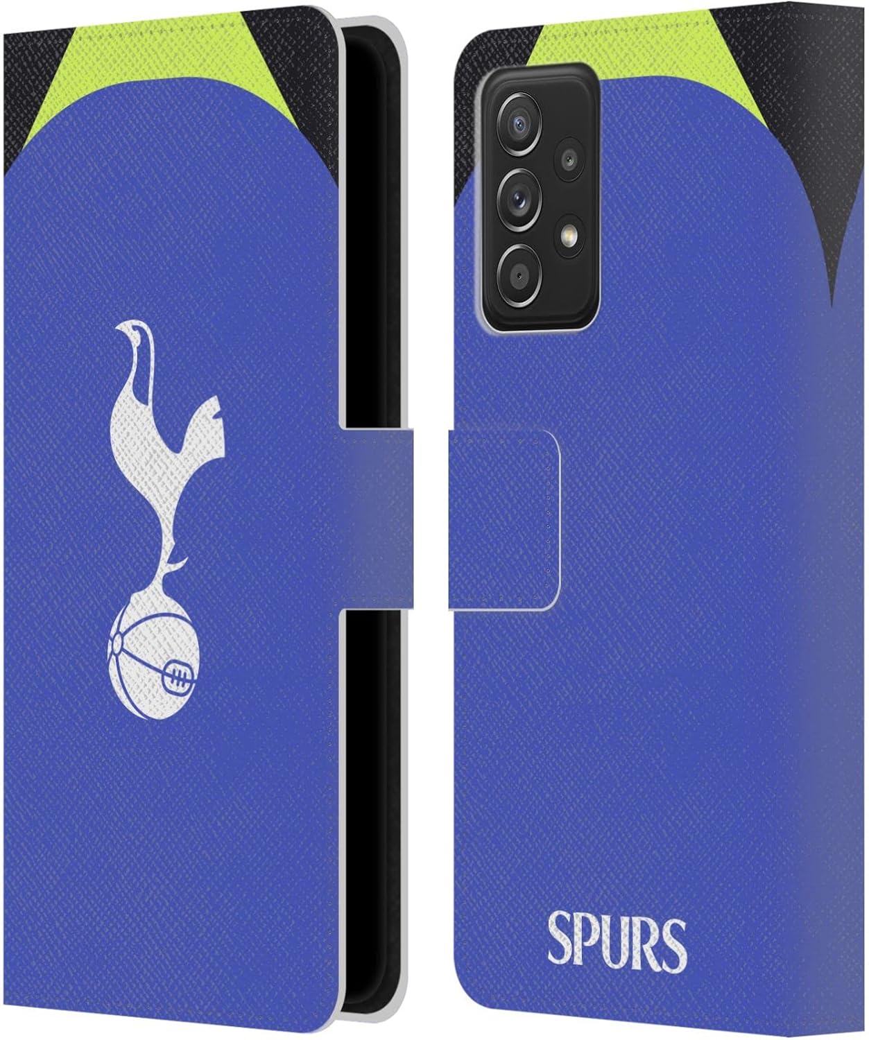 Head Case Designs Officially Licensed Tottenham Hotspur F.C. Away 2022/23 Badge Kit Leather Wallet Case Compatible with Galaxy A52 / A52s / 5G (2021)