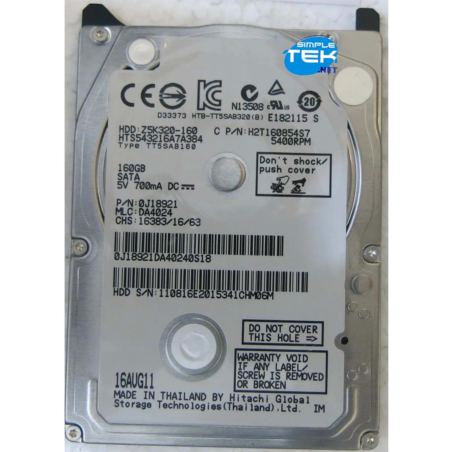 Disco duro de 2,5 pulgadas reacondicionado para actualizar PC de oficina 6