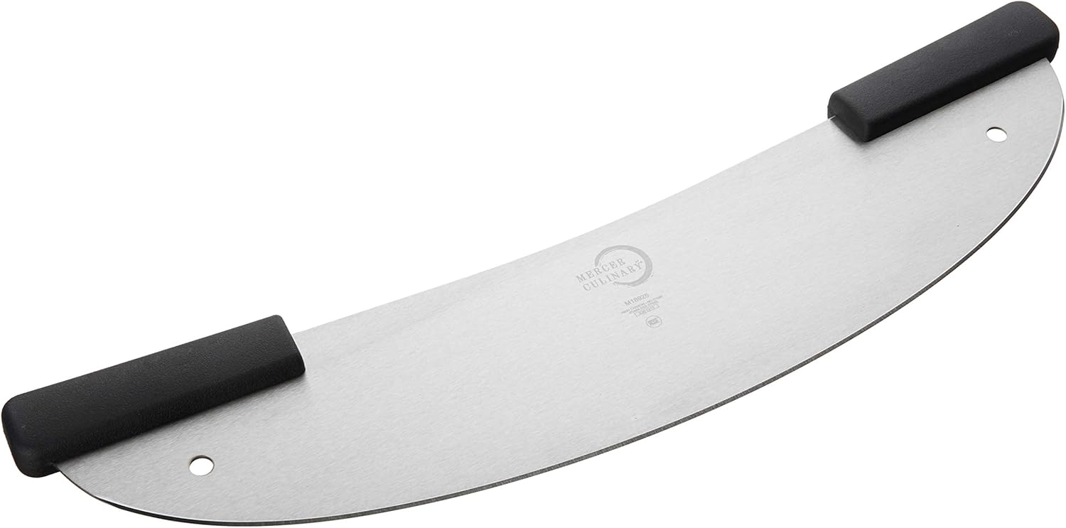 Mercer Culinary Pizza Rocker Knife, 20 Inch, Black Handles Mercer Culinary Pizza Rocker Knife, 20 Inch, Black Handles