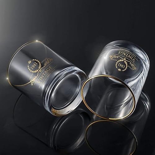 Miniatura 3 de Vasos de whisky 1941, regalos de cumpleaños número 83 para mujeres, hombres, damas de honor, regalo del día de la madre, regalo del día del padre,