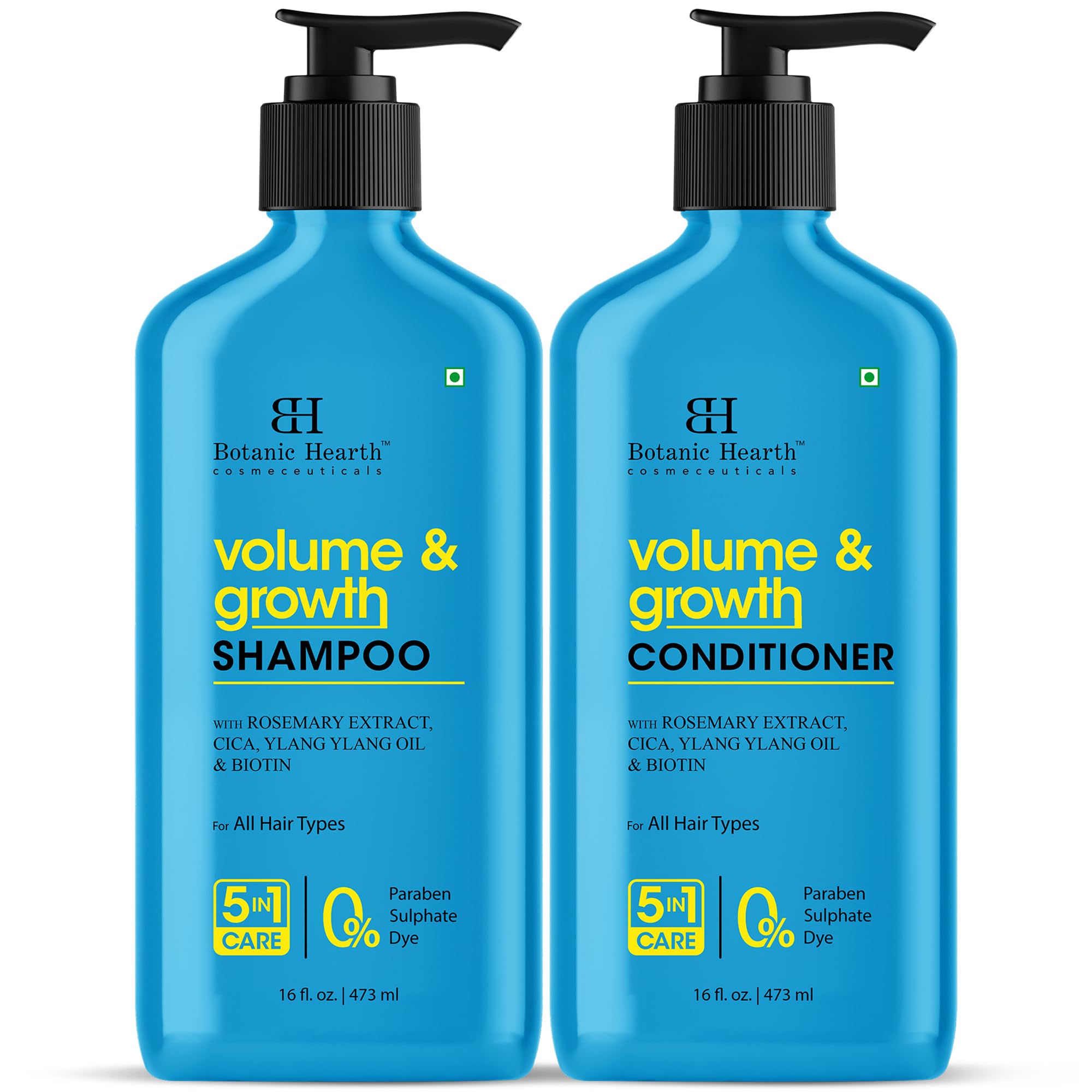 Botanic Hearth Volume & Growth Shampoo and Conditioner Set