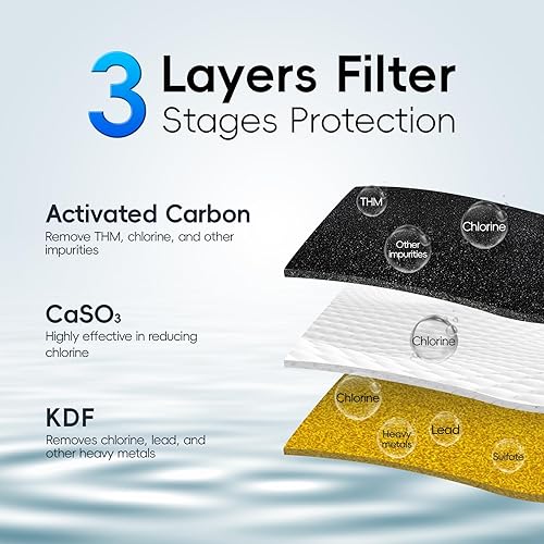 Miniatura 2 de iSpring Filtro de agua para grifo DF2-CL para cocina, baño o fregadero de RV, 500 galones de larga vida, transparente con aireador