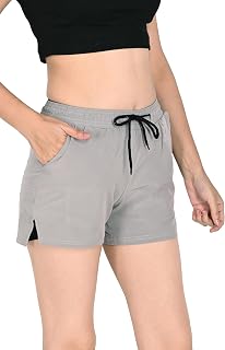 TRUNESS Shorts Cotton with Pocket for Yoga Gym Sports Workout Active wear for Women/Girls Price In India