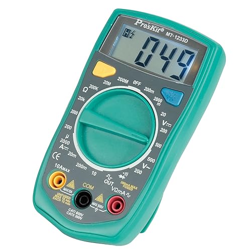 Miniatura 4 de Pro'sKit MT-1233D Mustimeter, Digital, 3-12"
