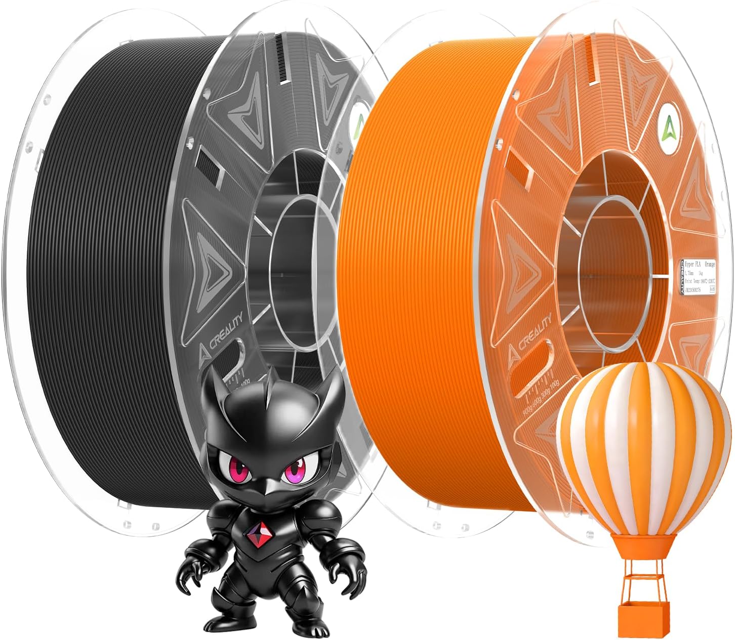 Official Creality Hyper PLA RFID Filament 2KG, 2025 Latest Batch for K2 Plus Combo, High Speed 3D Printer Filament PLA 30-600mm/s, Hyper RFID Filament Support CFS, Fits for Most 3D Printers