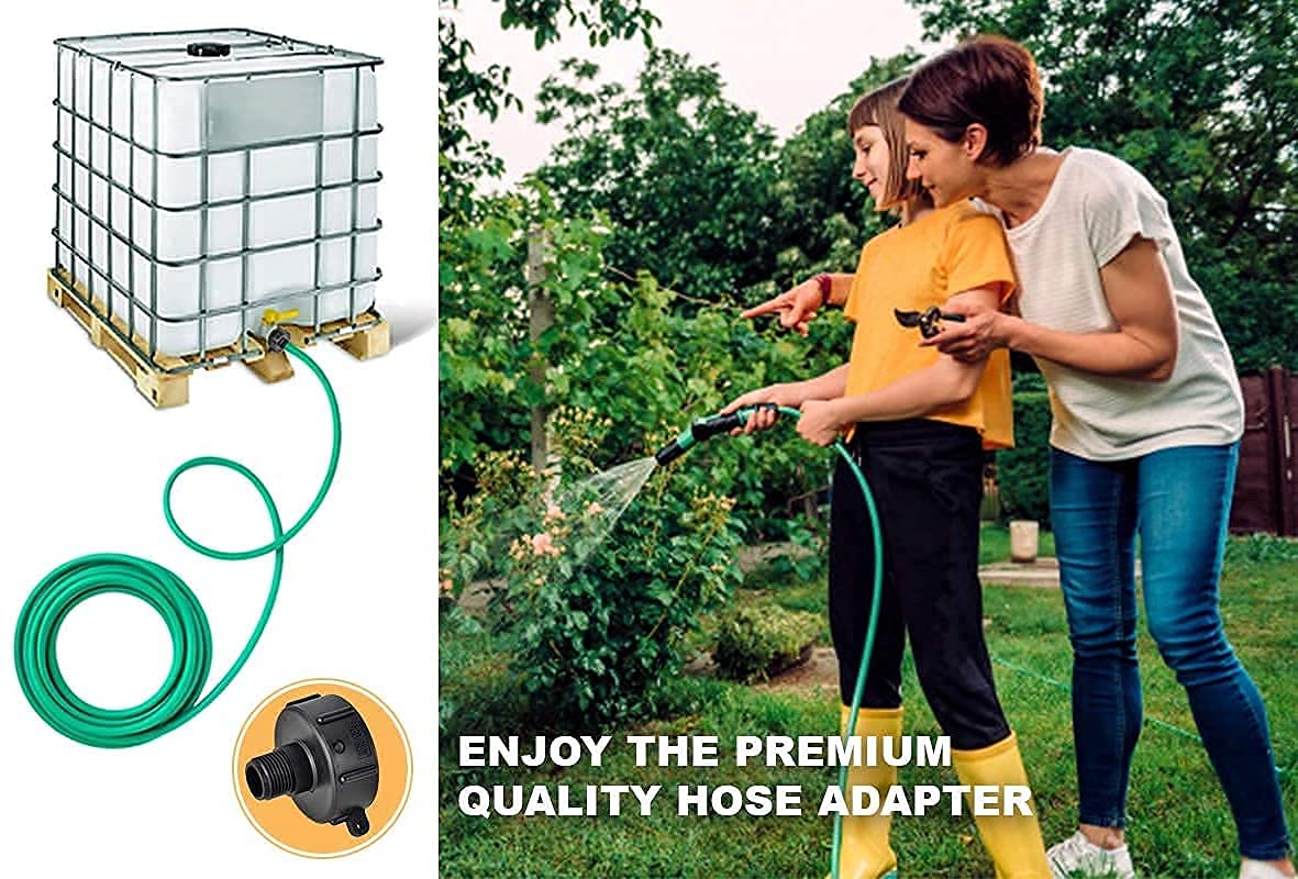 275 330 G IBC Tote Adapter Drain Adapter 2" NPS Female x 3/4" BSP/NPT