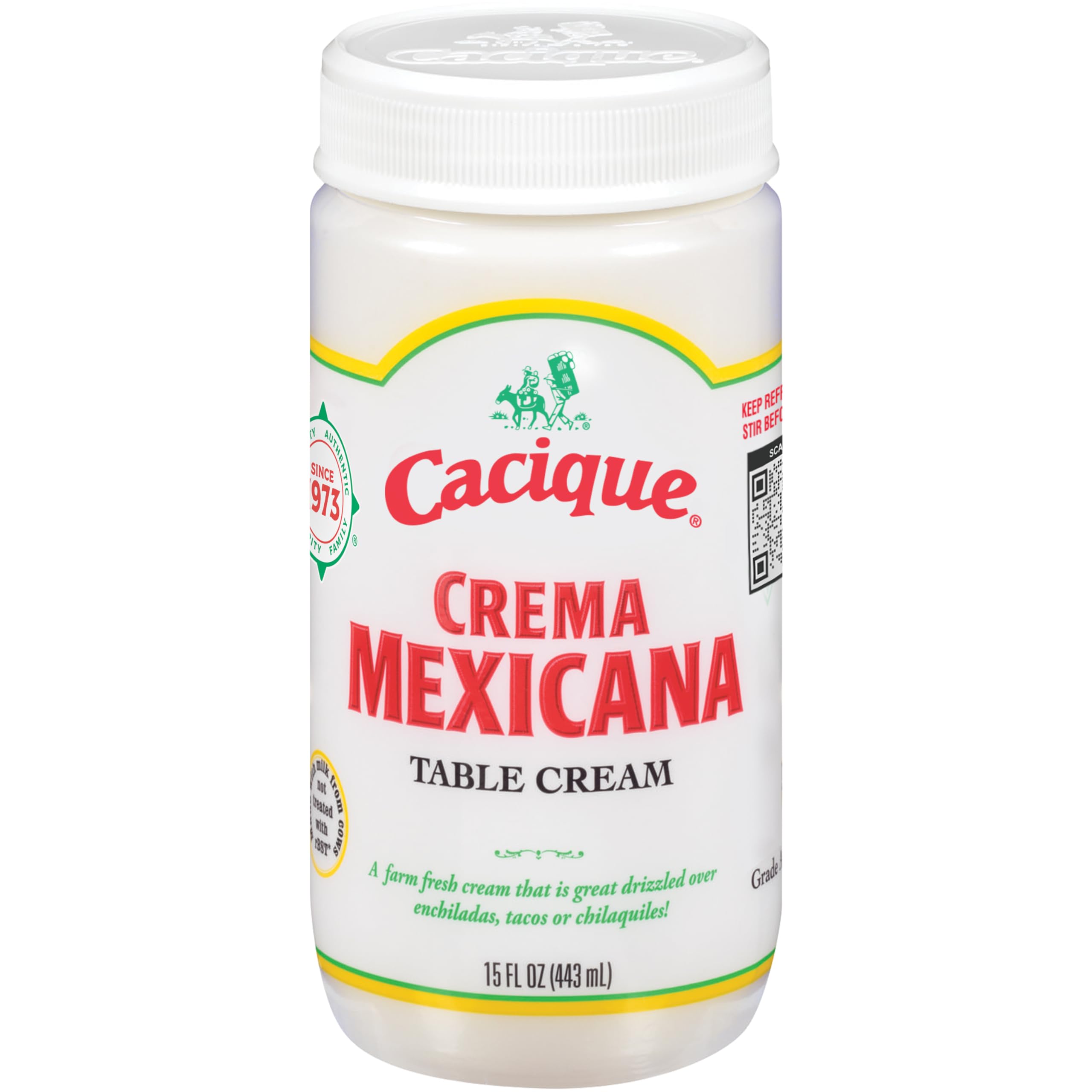 Cacique Crema Mexicana - Table Cream, 15oz
