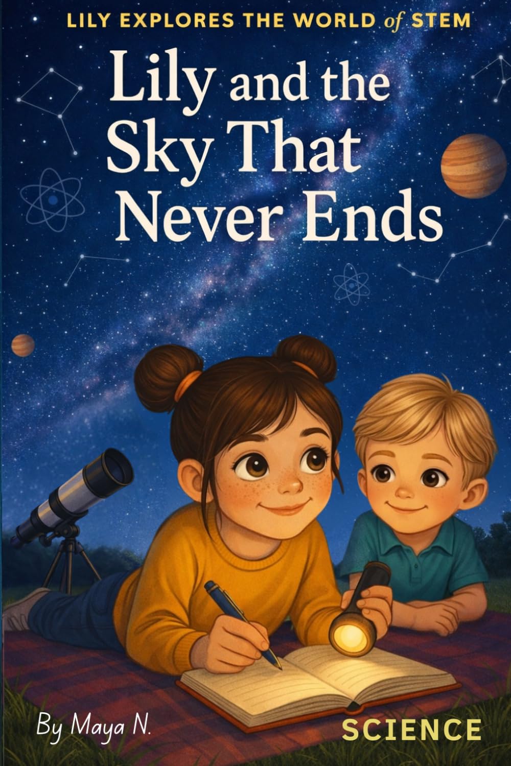 Lily and the Sky That Never Ends: A Fun & Educational Science Adventure for Curious Kids Ages 6-12 (Lily Explores the World of STEM)