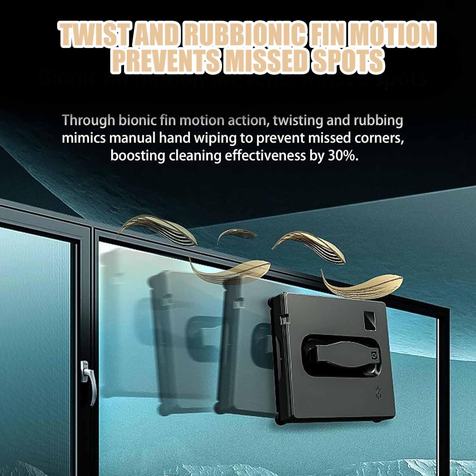 Robot De Limpieza De Ventanas Automático Con Aplicación Y Control Remoto, Limpiador De Ventanas Inteligente De 3200pa Para Cristales De Gran Altura
