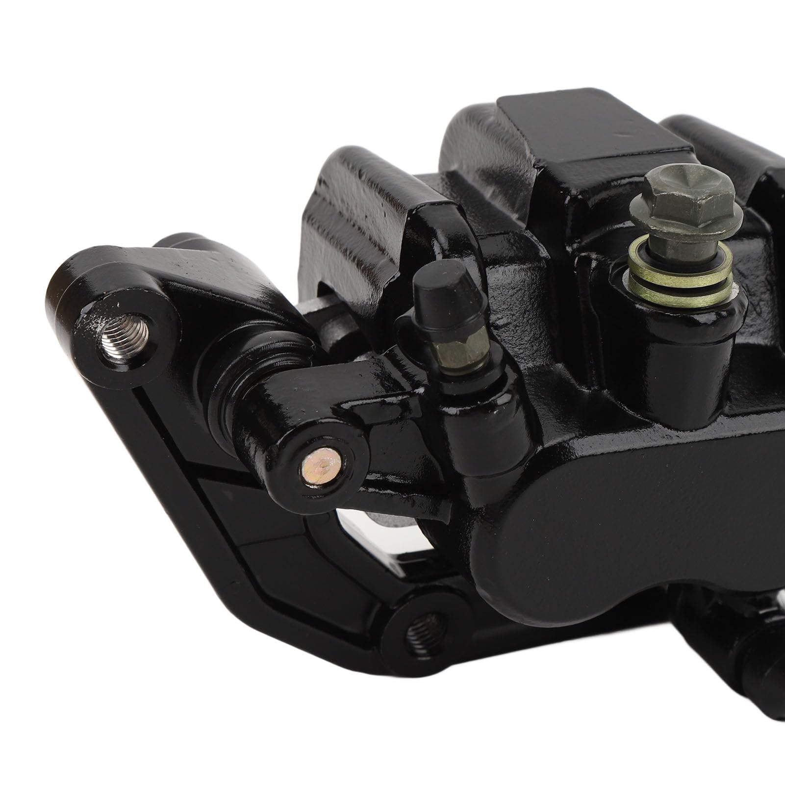 Dilwe Zespół Zacisku Hamulca Przedniego Metalowy Zacisk Hamulca Przedniego z Klockiem Hamulcowym OE 45150 MAH 315 Ulepszone Zatrzymanie Łatwa Instalacja dla Motocyklistów VF750C VT600C VT750C