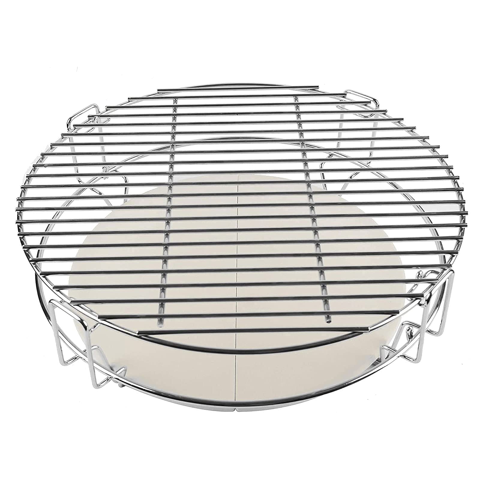 Buy Half Cooking System Grid Grates Set,Heat Deflectors/Pizza Stone And
