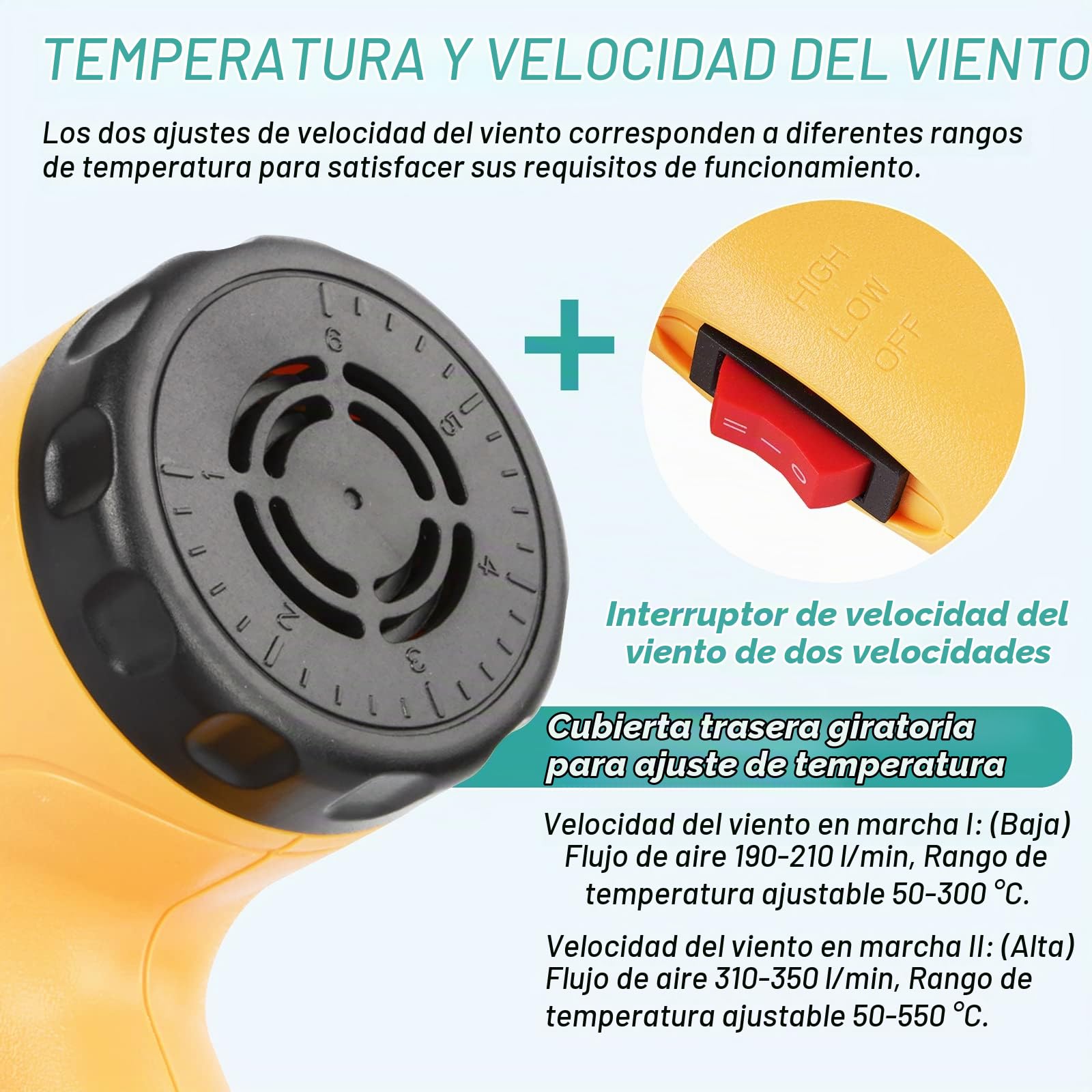 YJINGRUI Encapsuladora Termorretráctil para Botellas Selladora de Cápsula Eléctrica con Temperatura y Velocidad Ajustable 220V
