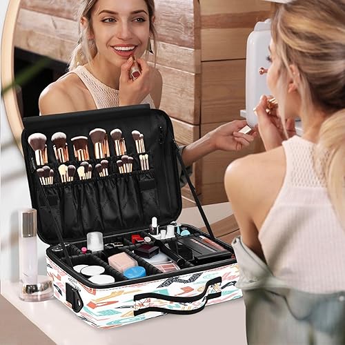 Miniatura 7 de Alfabeto de estilo escandinavo maquillaje de viaje cosmético bolsa de maquillaje bolsa de maquillaje de viaje bolsas de maquillaje para mujeres