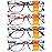 CLASAGA Progressive Multifocus Reading Glasses for Women, Pattern Print Blue Light Block Stylish Ladies Computer Readers (pattern design-2, 2.0, x)