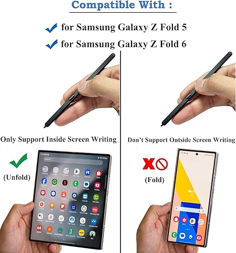 Miniatura 2 de Galaxy Z Fold 5 Pen Stylus Fold Edition S Pen Reemplazo Galaxy Z Fold 6 Slim Pen Touch Pen para Samsung Galaxy Z Fold5 Pen F946 F956 Fold 6 S Pen