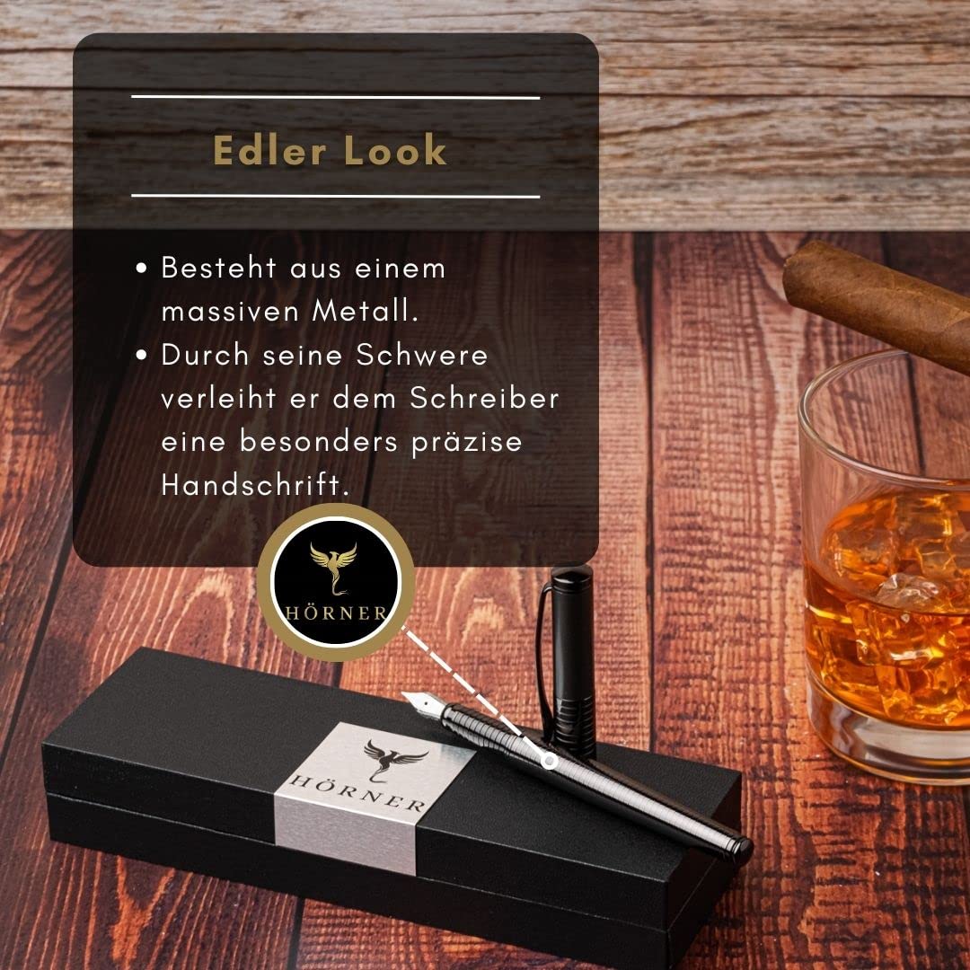 Hörner SCRIPTU - Penna stilografica di alta qualità in legno, elegante
