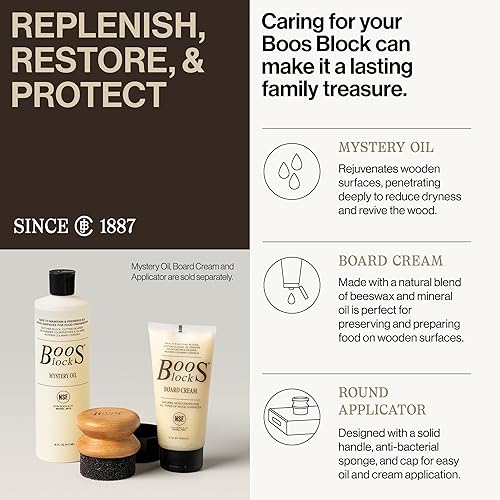 Miniatura 5 de Tabla de corte John Boos Chop-N-Slice de 12 x 8 x 1 pulg, junta de corte profunda