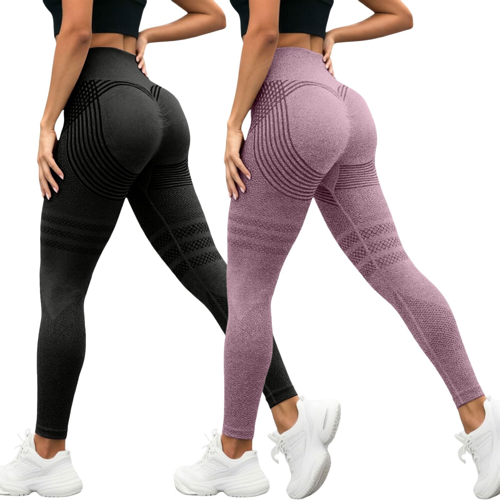 Mallas Anticelulitis Mujer de Deporte Leggins Reductores Efecto Push Up 4