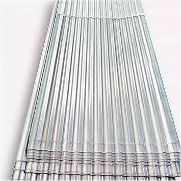 Corrugated Plastic Roofing Panel Fibreglass Reinfored Polyester Sheet Heat Insulation Polycarbonate Sheet Amusement Venues, Rest Halls0.9x1.5m/2.95x4.92ft