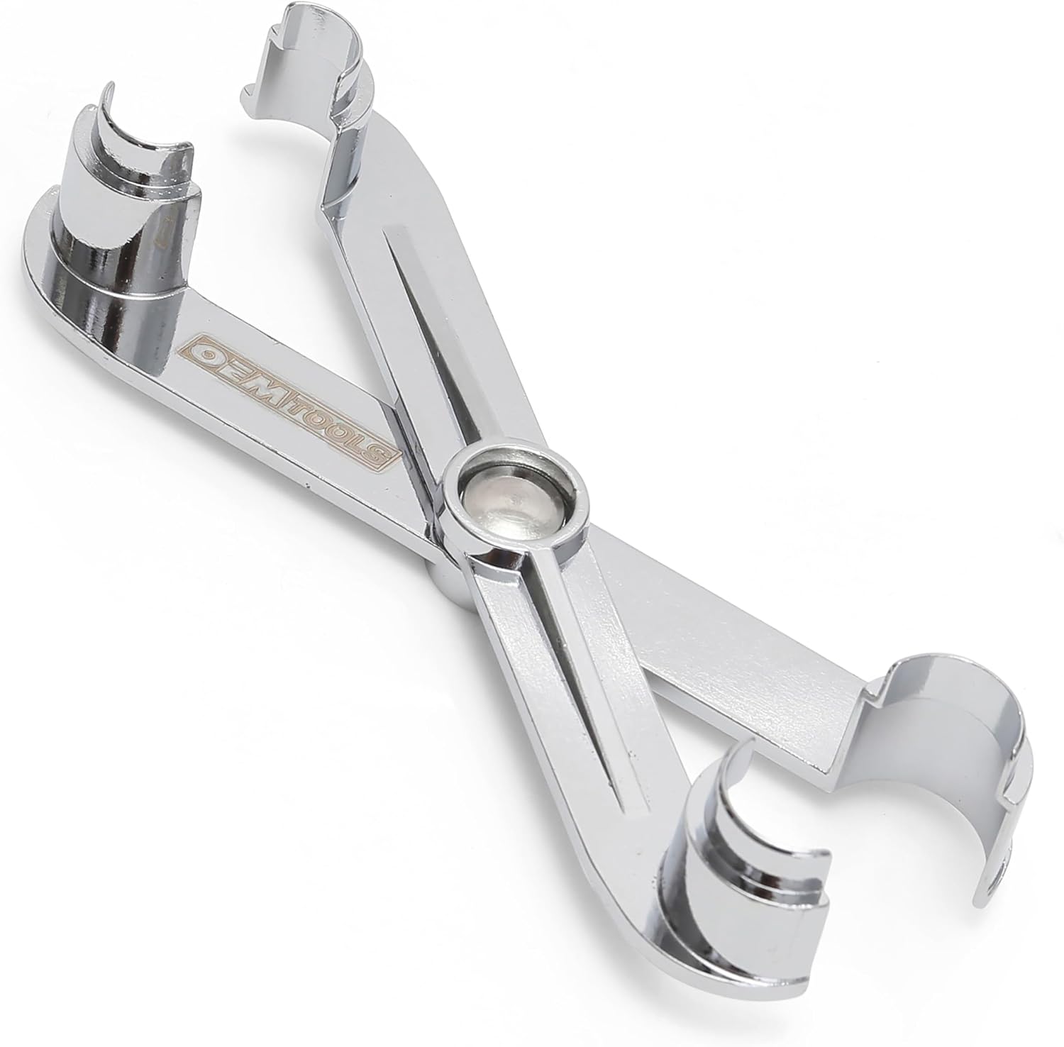 OEMTOOLS 24688 Transmission Line Disconnect Tool, Quickly Removes 3/8" and 1/2" Oil Cooler Lines, Step Design for Ford and Cadillac Vehicles, Durable Metal Construction