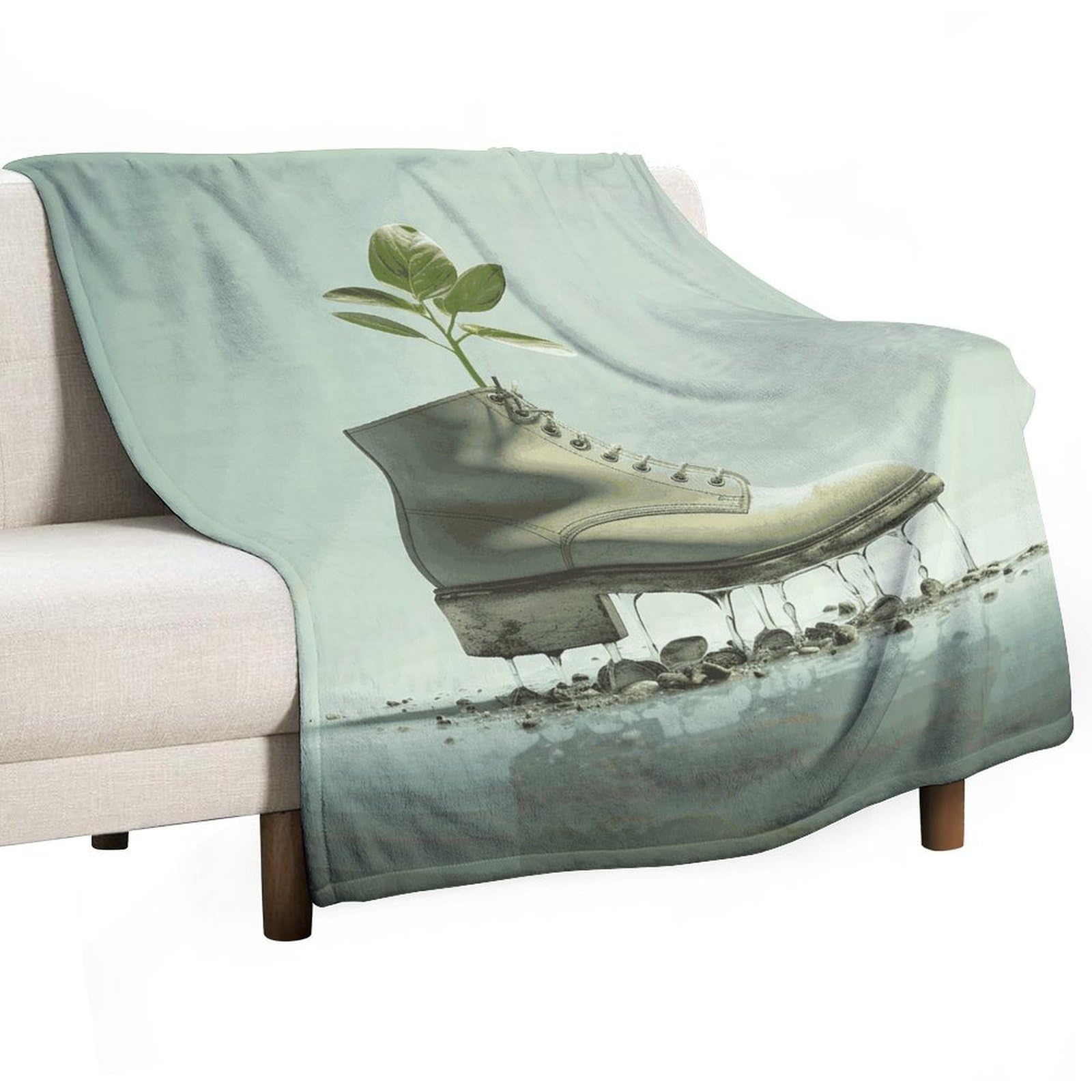 Couverture en molleton super douce légère pour lit et sofa