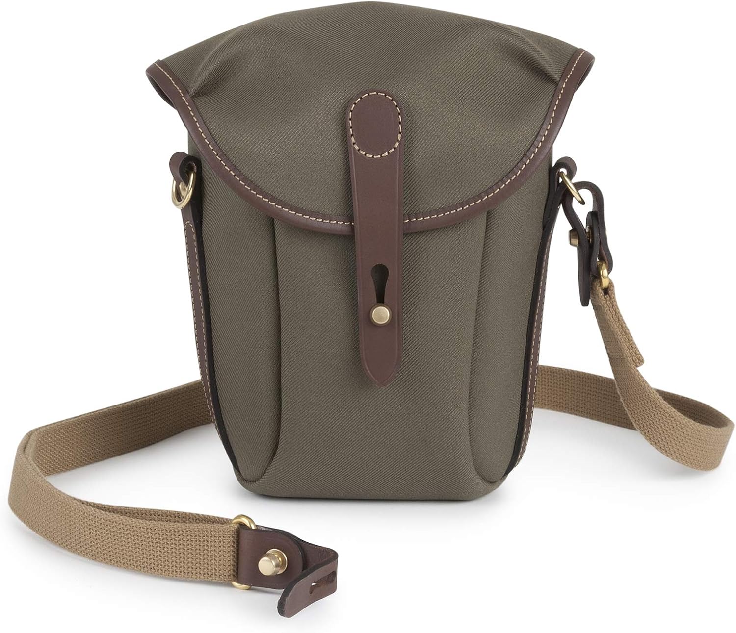 Billingham Galbin 10 Binocular Case (Sage Fibrenyte/Chocolate Leather) Electronics