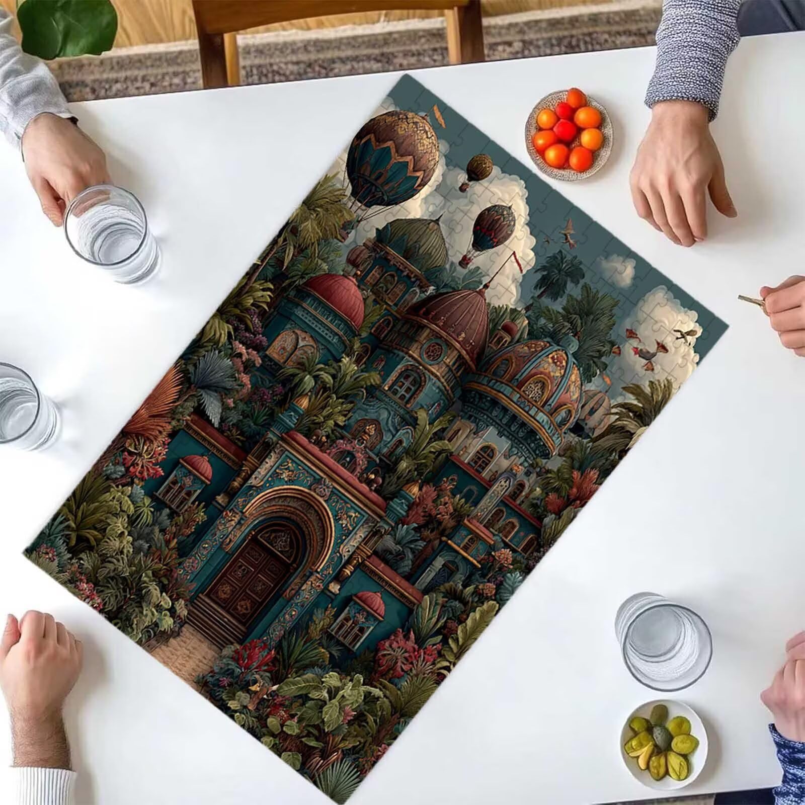 Puzzle dla dorosłych 1500 sztuk | Zabawa rodzinna i zajęcia grupowe dla nastolatków i prezent urodzinowy dla dzieci w wieku 14 lat | Dekoracja domu i pomysł na prezent Relax87 x 57 cm PjY10957 G-5