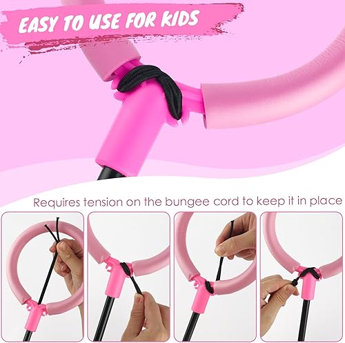 Miniatura 5 de Ankle Skip Ball for Kids, Foldable Skip Ball Toy with Colorful Flash Wheel, Outside Toys for Kids, Gift for Girls & Boys Age 5 6 7 8 9 10 Years Old