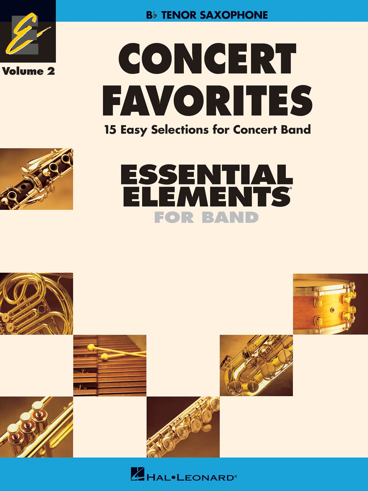 Partition Concert Favorites Vol. 2 Saxophone Ténor Recueil Musique Orchestre d'Harmonie