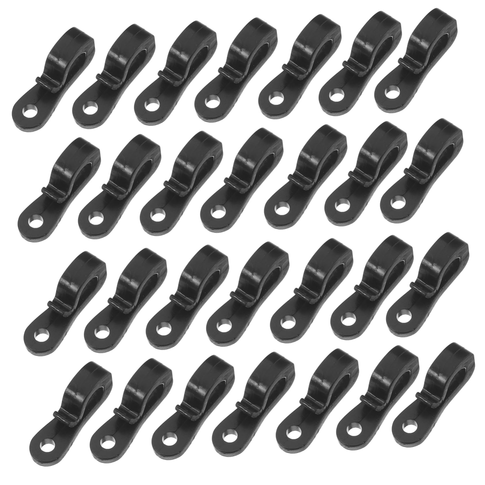 STOBAZA Outdoor String Lights Hooks 30pcs Strong Metal Lighting Hooks Screwin Expansion Bolts for Wall Decor Easy to Install