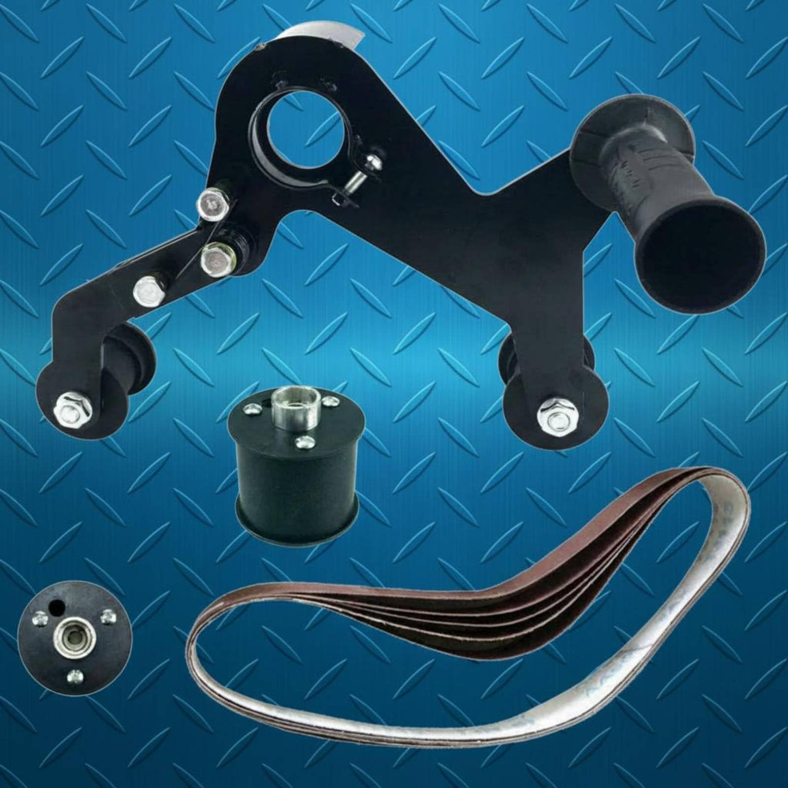 Cabezal Lijador de Banda Grano Múltiple Adaptador Banda Rectangular Accesorio Lijado Tubos, 14MM