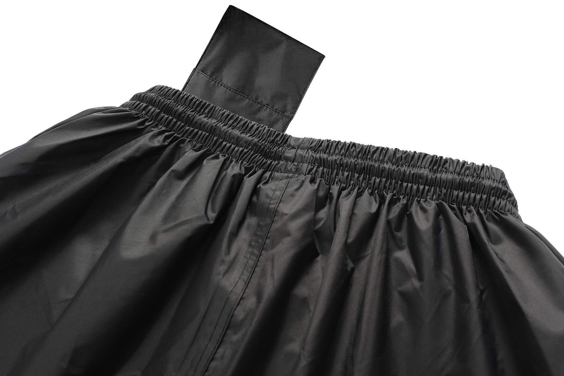 KOUDYEN Męskie spodnie przeciwdeszczowe na rower, wodoodporne, oddychające, wiatroszczelne, spodnie outdoorowe YK5415M-Black-XL
