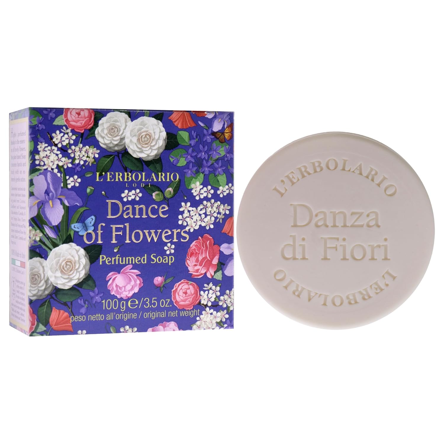 L'Erbolario Dance Of Flowers Perfumed Bar Soap - Enriched With All Natural Ingredients And Aromatic Fragrances - Cleanses And Moisturizes Skin - Long Lasting And Creates A Rich, Creamy Lather - 3.5 Oz - Image 3