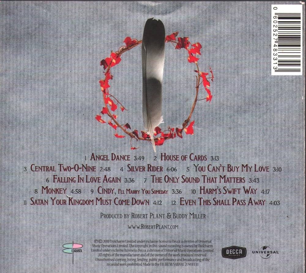 Robert Plant & the Band of Joy 限定版DVD Robert Plant & The Band Of Joy – Live From The Artists Den