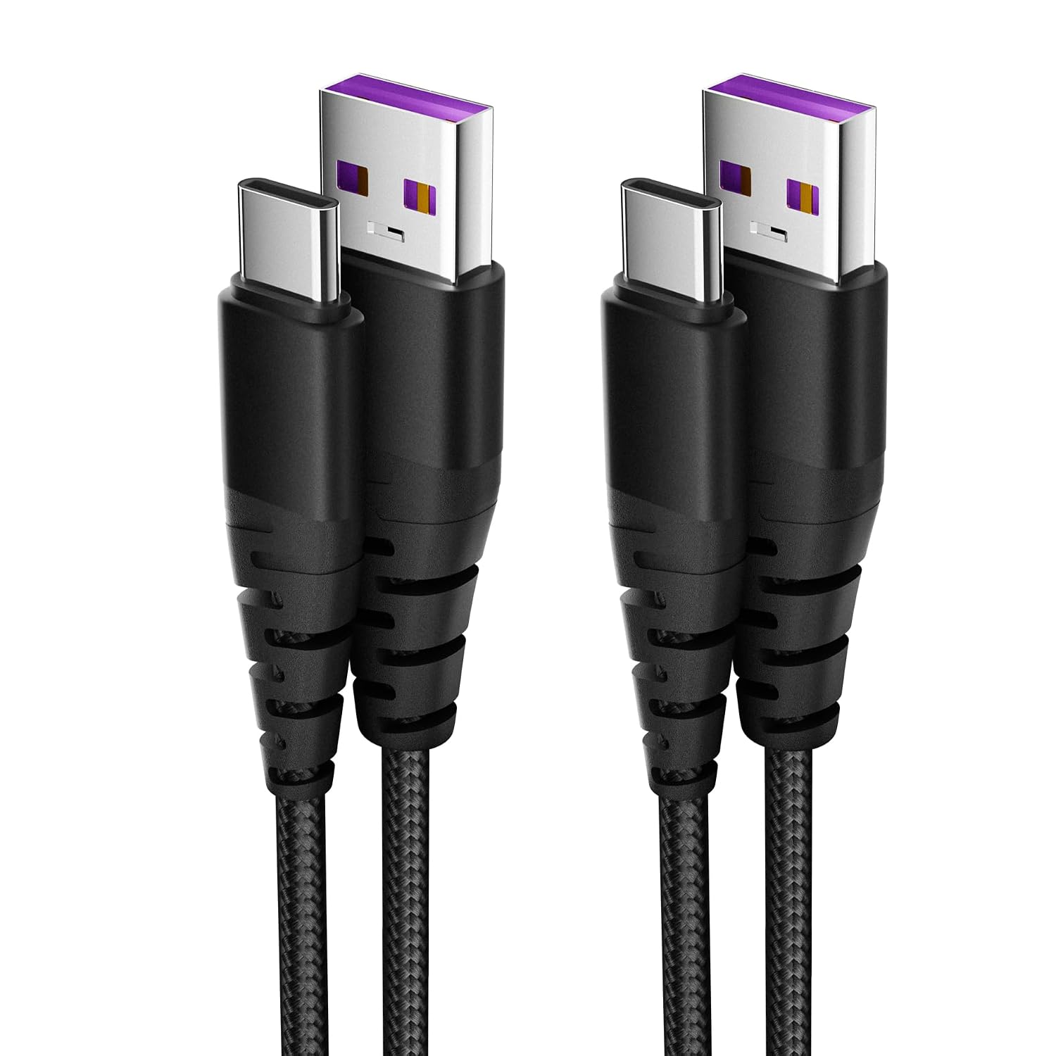 Type C Fast Charger Cord, 6FT, 2 Pack, USB A to USB-C Charger Cable
