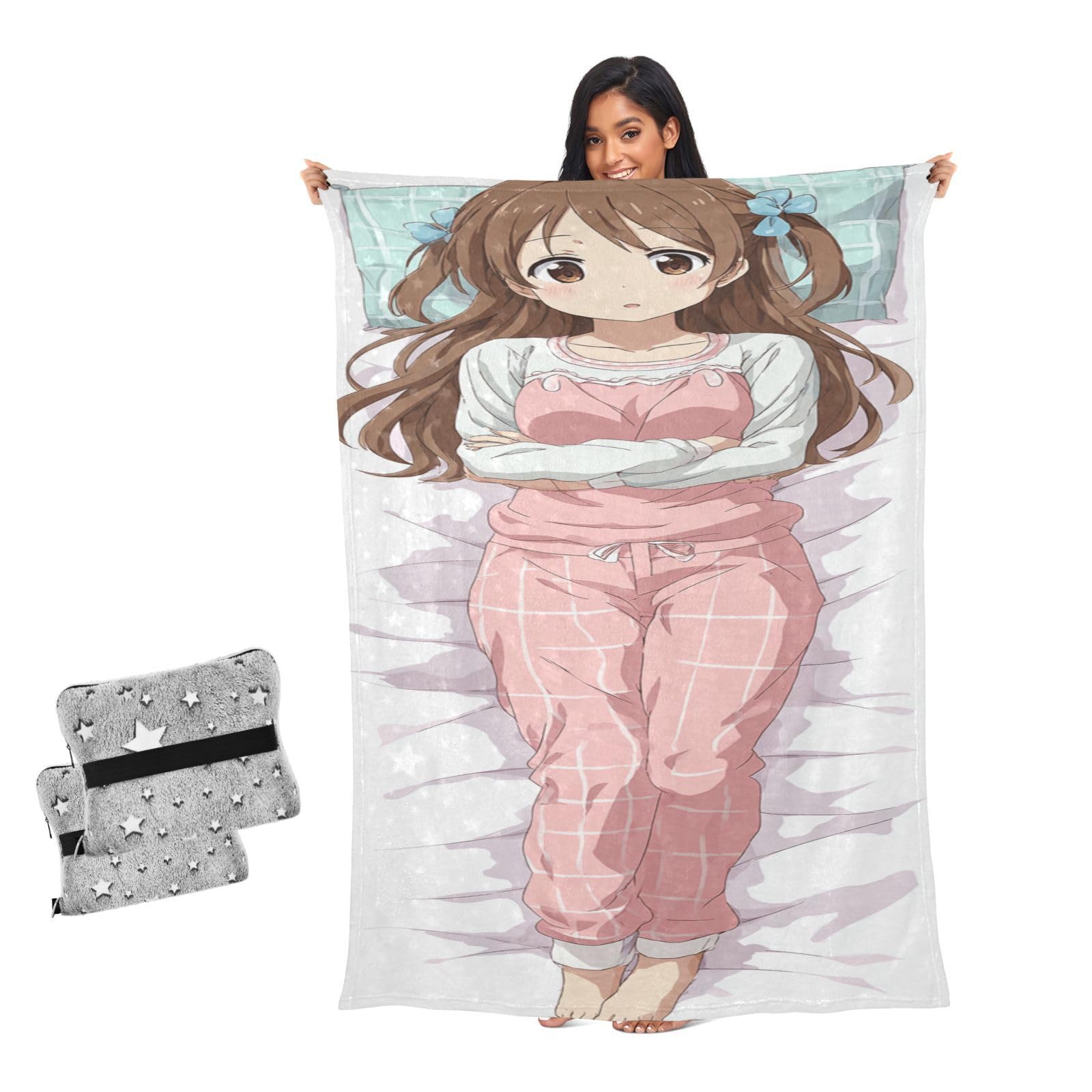 Couverture confortable pour femme pyjama fille et cadeau homme original