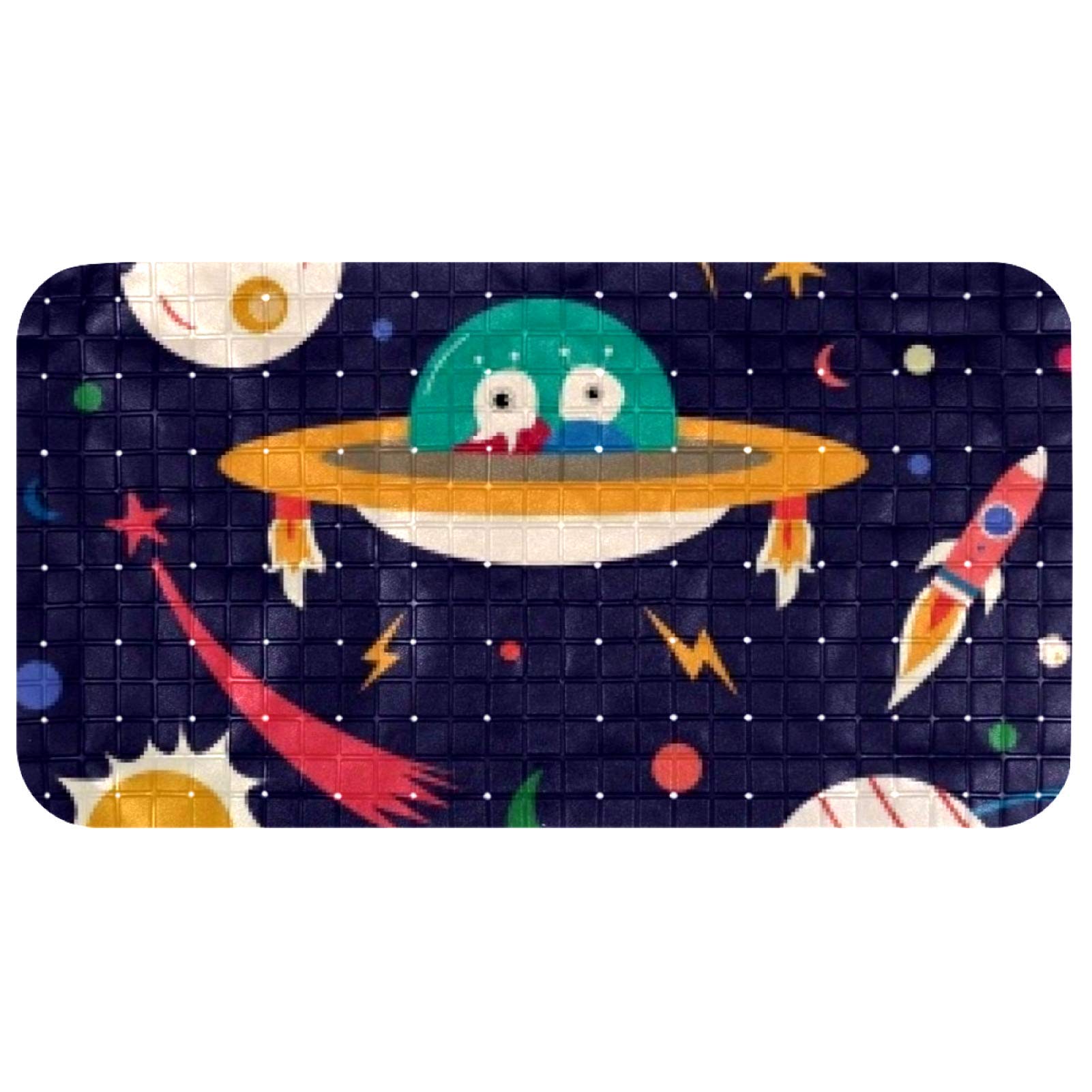 Tapis de bain pour bébé soucoupe volante pour un rituel du soir ludique