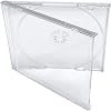 Standard Clear CD Jewel Case - Premium, 50 Pack