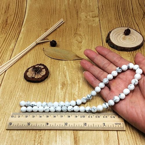 Miniatura 36 de Cuentas de piedra para hacer joyas, piedras preciosas naturales redondas sueltas espaciadoras para pulseras, collares y aretes, Piedra Kit